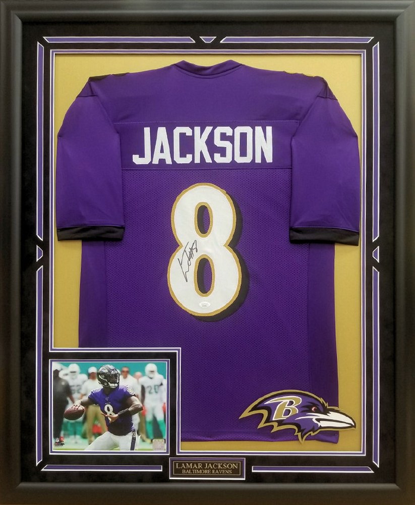 Lamar jackson authentic sales jersey black